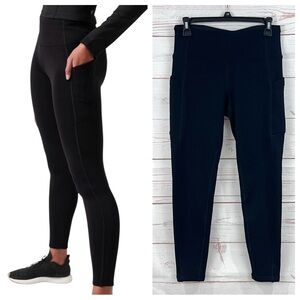 Athleta Altitude Stash Tight Polartec Power Stretch Fleece Lined Leggings